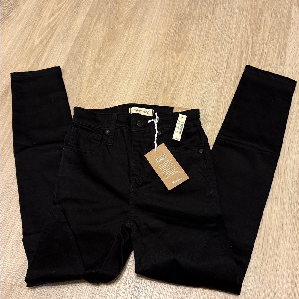 Madewell Classic Black Denim Pants